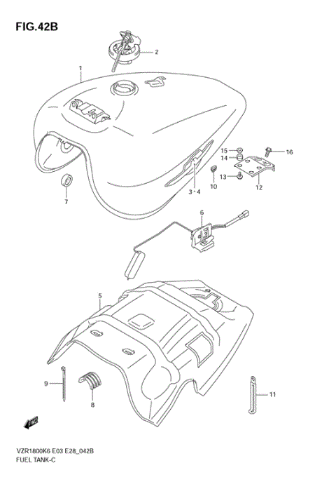 FUEL TANK (VZR1800K8/NK8)