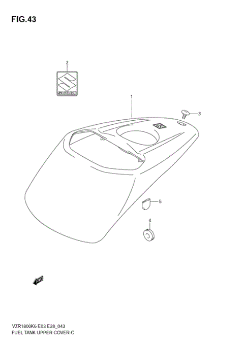 FUEL TANK UPPER COVER