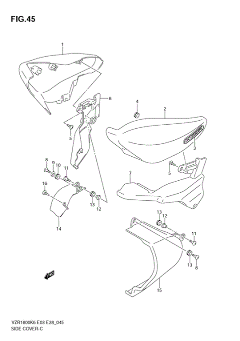 SIDE COVER (VZR1800K6/K7)