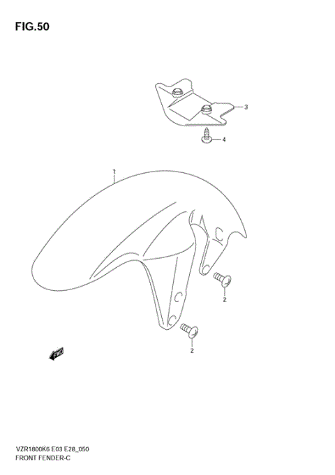 FRONT FENDER (VZR1800K6/K7)
