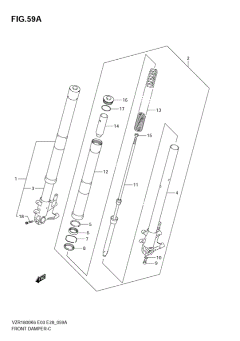 FRONT DAMPER (VZR1800ZK7/K8/NK8/ZK8)