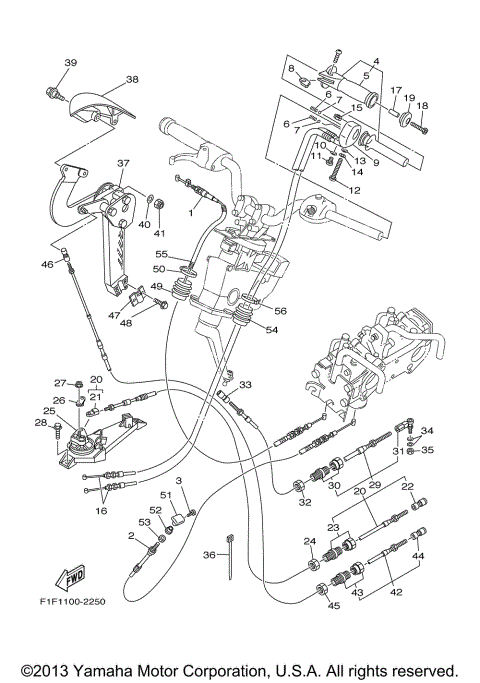 2004 Yamaha XLT800 XA800AC Watercraft Parts Finder Diagrams