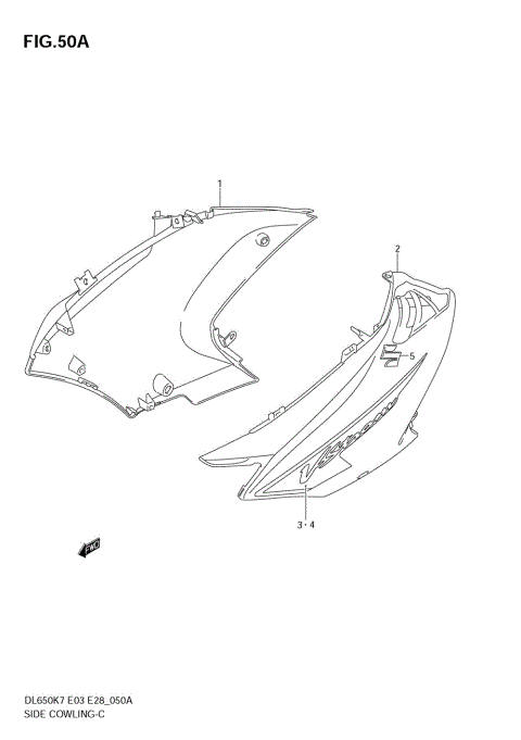 SIDE COWLING (MODEL K8)