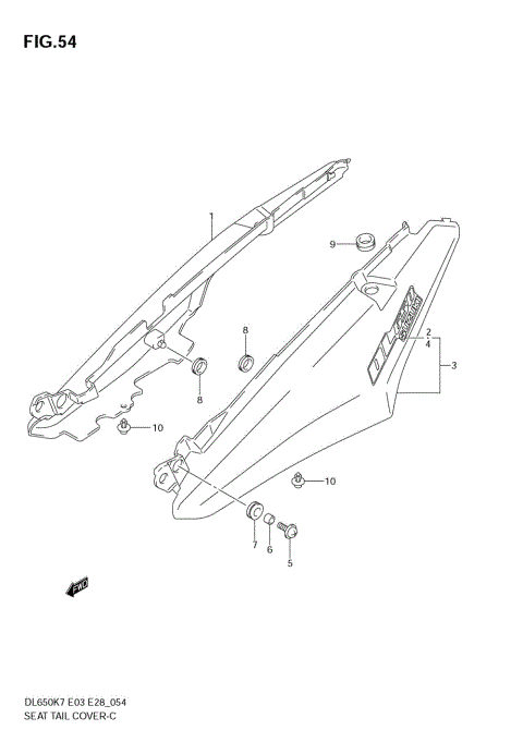 SEAT TAIL COVER (MODEL K7)