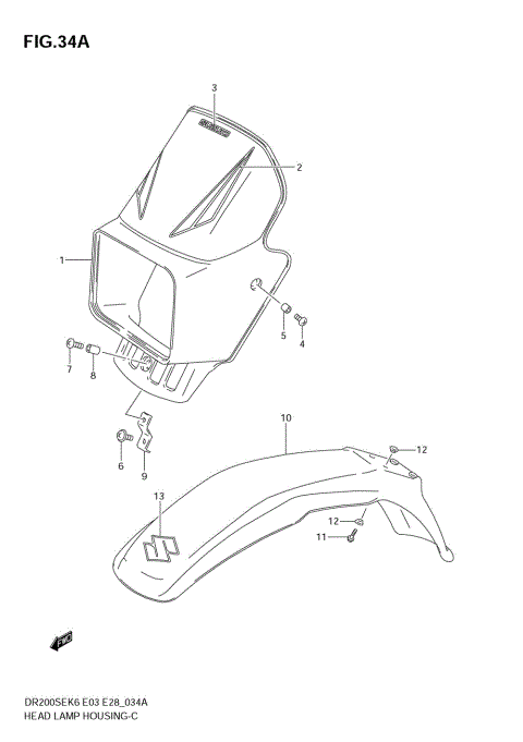 HEADLAMP COVER (MODEL K8)