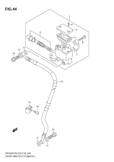 FRONT MASTER CYLINDER