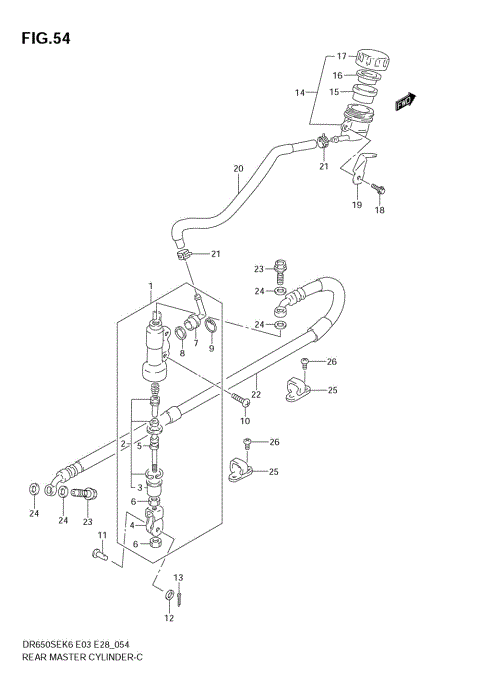REAR MASTER CYLINDER