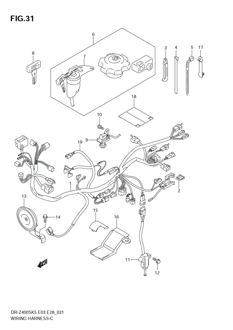 WIRING HARNESS (MODEL K5)
