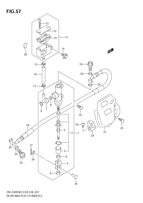 REAR MASTER CYLINDER