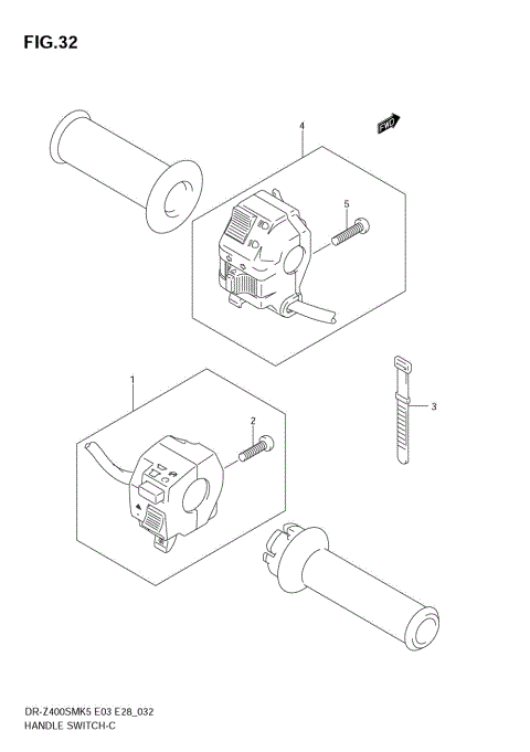HANDLE SWITCH (MODEL K5/K6)