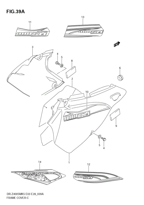 FRAME COVER (MODEL K7/K8)