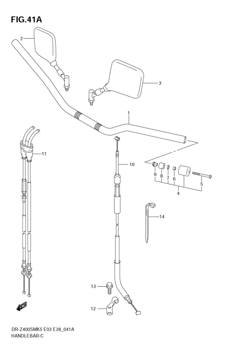 HANDLEBAR (MODEL K7/K8)