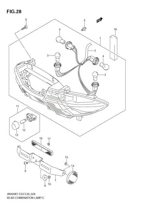 REAR COMBINATION LAMP