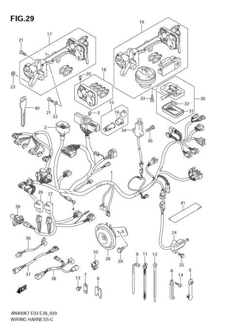 WIRING HARNESS (MODEL K7)