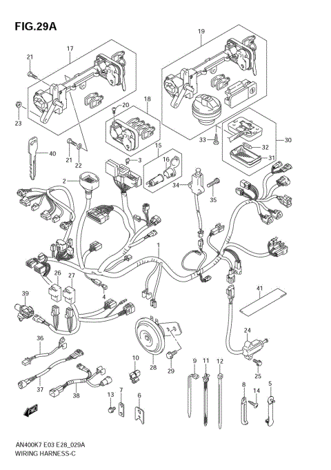 WIRING HARNESS (MODEL K8)