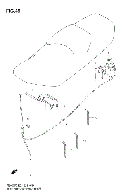 SEAT SUPPORT BRACKET