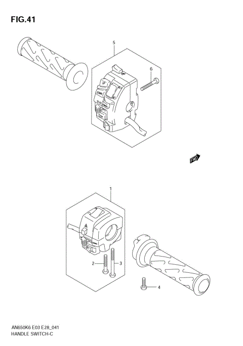 HANDLE SWITCH (AN650AK6/AK7/AK8)