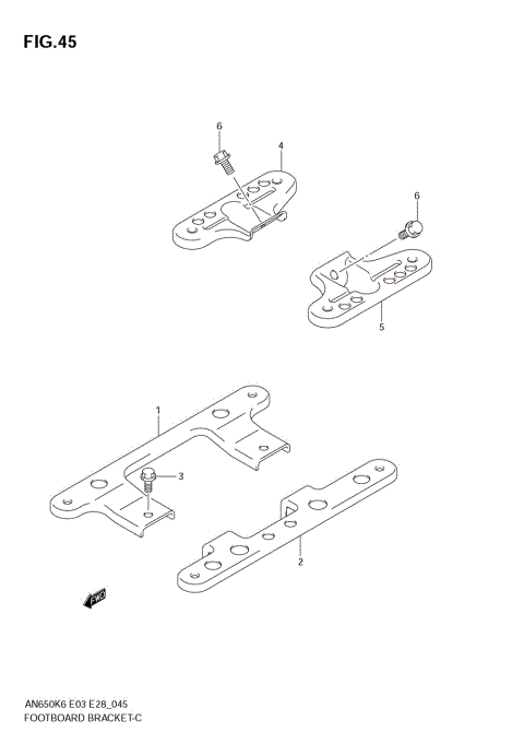 FOOTBOARD BRACKET