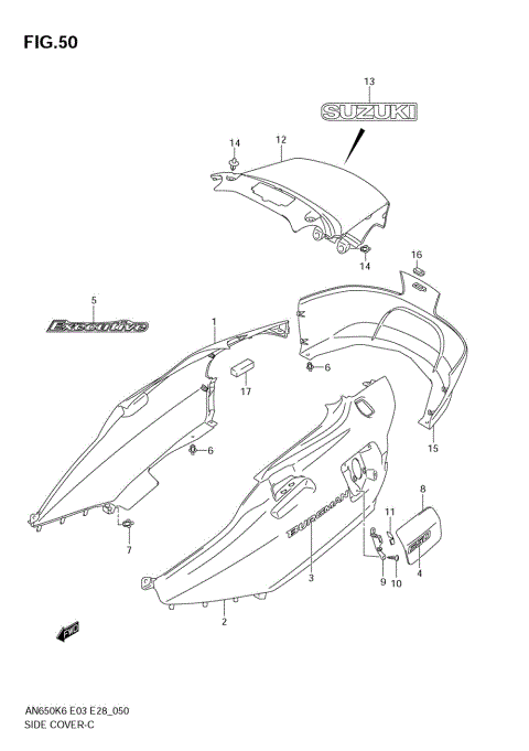 SIDE COVER (AN650AK6/K7/AK7)