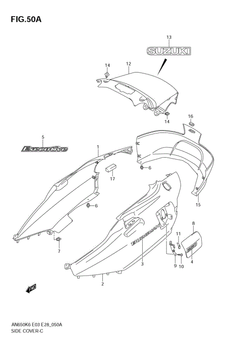 SIDE COVER (AN650AK8)