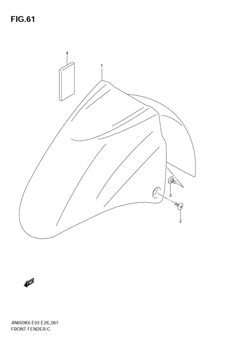 FRONT FENDER (AN650)