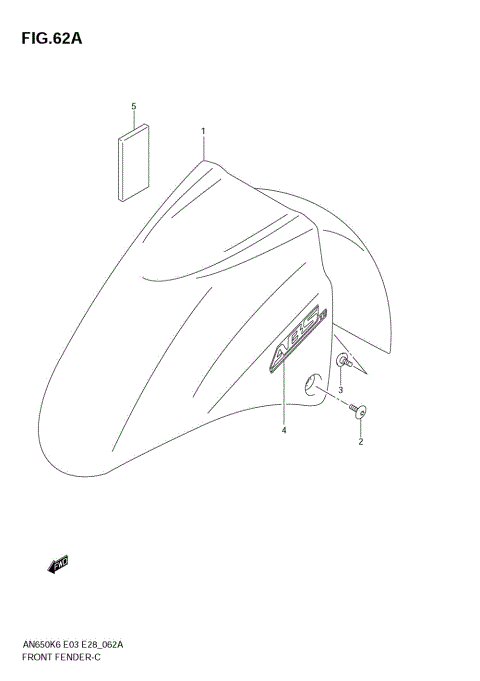 FRONT FENDER (AN650AK8)