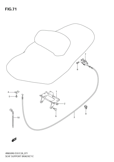 SEAT SUPPORT BRACKET
