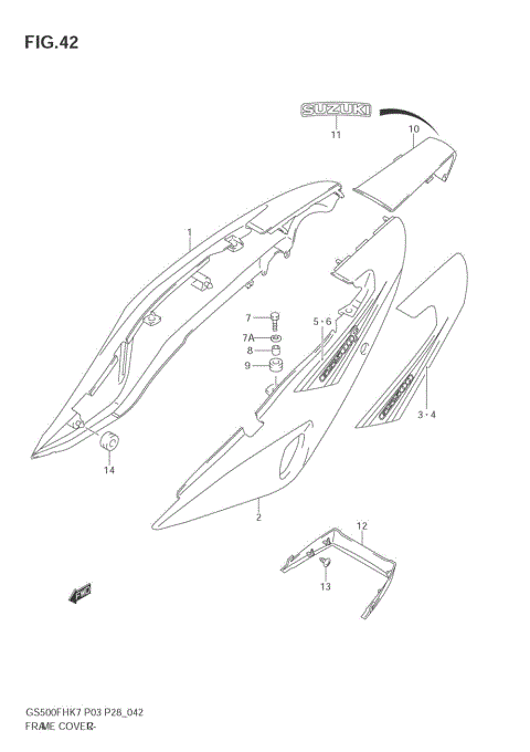 FRAME COVER (MODEL K7)