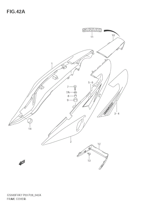 FRAME COVER (MODEL K8)