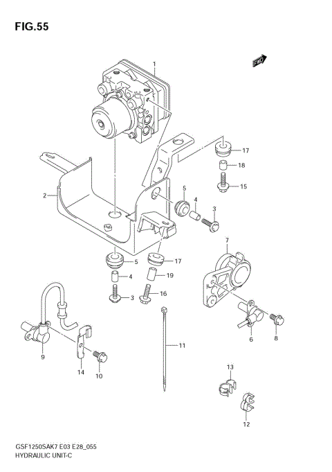 HYDRAULIC UNIT (GSF1250SAK7/SAK8)