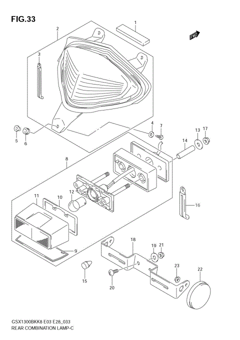 REAR COMBINATION LAMP