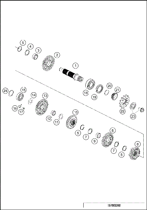 TRANSMISSION II - COUNTERSHAFT
