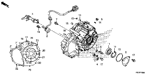 REAR CRANKCASE COVER