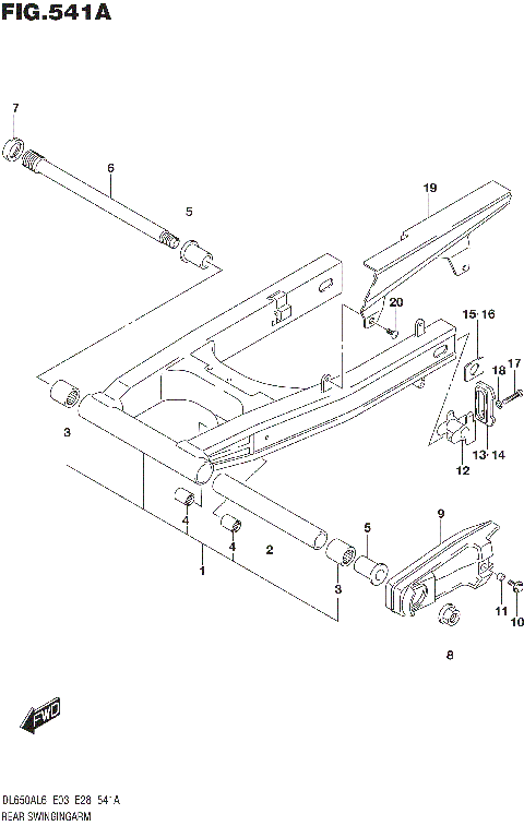 REAR SWINGINGARM