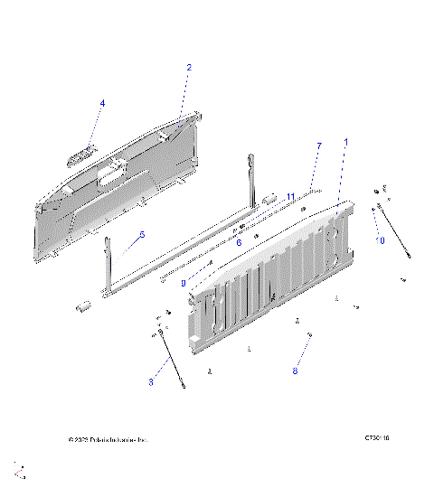 BODY, BOX TAILGATE ASM. - R24MAA57F1/MASC1/F1/C9/F9/CK (C730116)