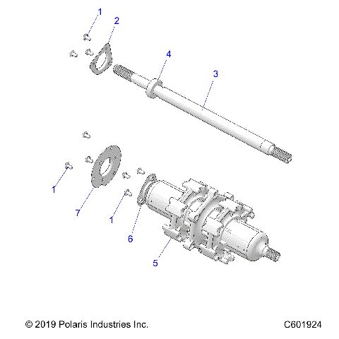 DRIVE TRAIN, JACKSHAFT and DRIVESHAFT - S22EGB8RS/EGA8RS ALL OPTIONS (600425)