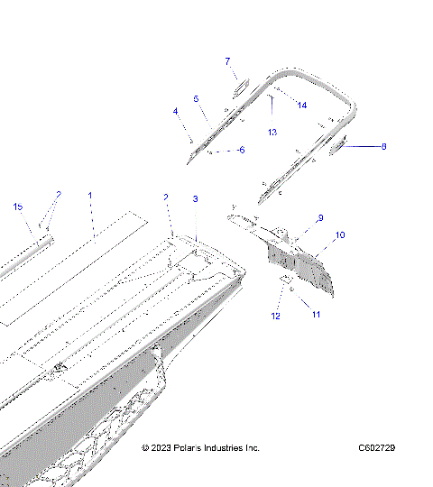 BODY, BUMPER, REAR - S24TLC8MS/8ME (C602729)