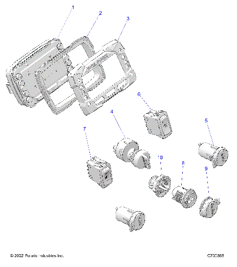 ELECTRICAL, DASH INSTRUMENTS - R23TAE99AD/BD/AP/BP (C701146)