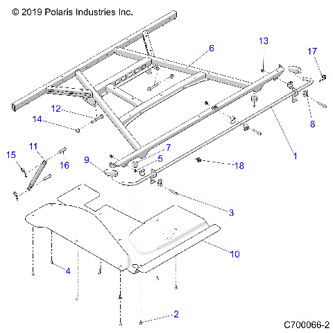 BODY, BOX, MOUNTING - R20RRE99J1 (C700066-2)