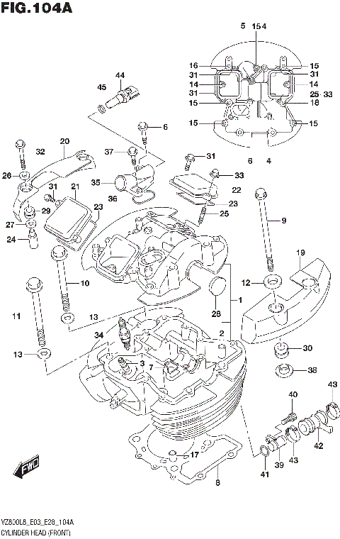 CYLINDER HEAD (FRONT)