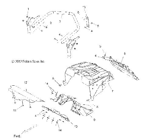 BODY, BUMPER, REAR and CLOSEOFF - S14BS6GSA/GSL/GEL (49SNOWBUMPERRR13RUSH)