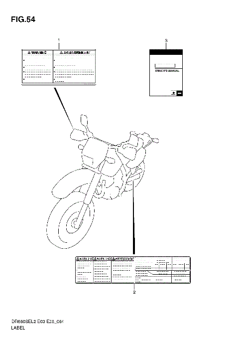 LABEL (DR650SE L2 E28)