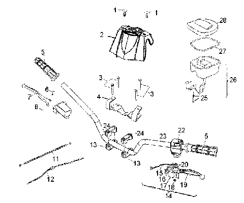 HANDLEBAR - A07SB20AA (49ATVHANDLEBAR07SAW)