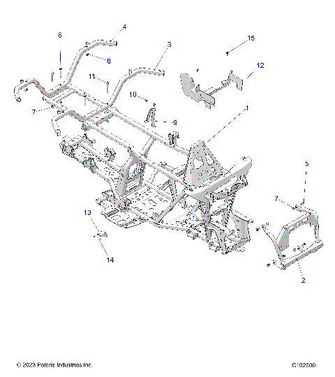 CHASSIS, FRAME - A26SDZ57AB (C102600)