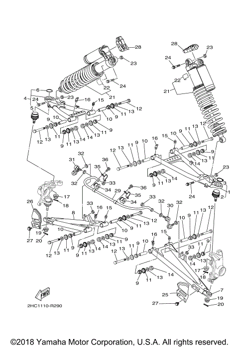 FRONT SUSPENSION WHEEL