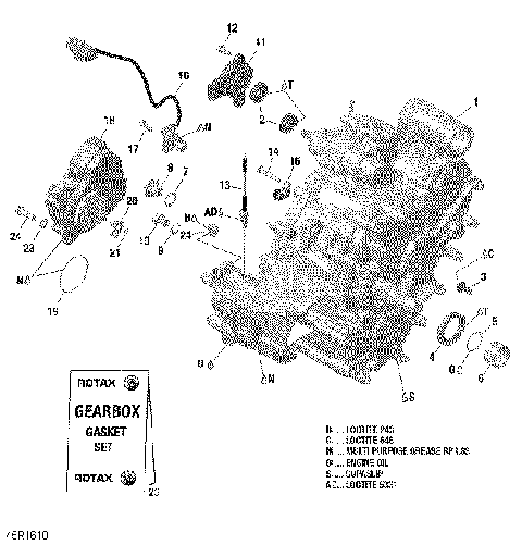 01- Gear Box Assy - GBPS - Commander