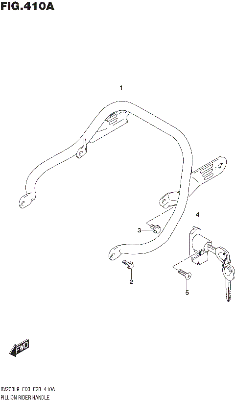 PILLION RIDER HANDLE