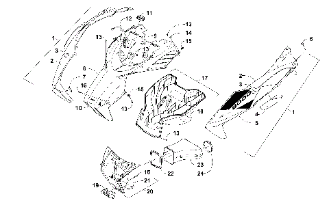 HOOD AND AIR INTAKE ASSEMBLY [106914]