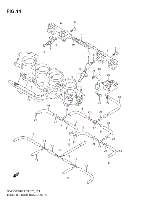 THROTTLE BODY HOSE/JOINT