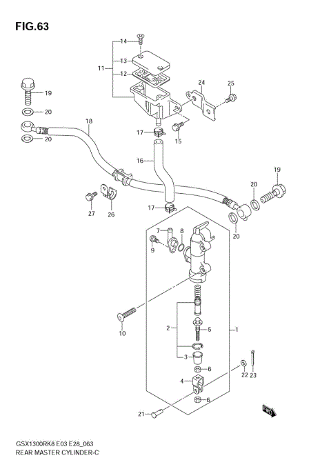 REAR MASTER CYLINDER